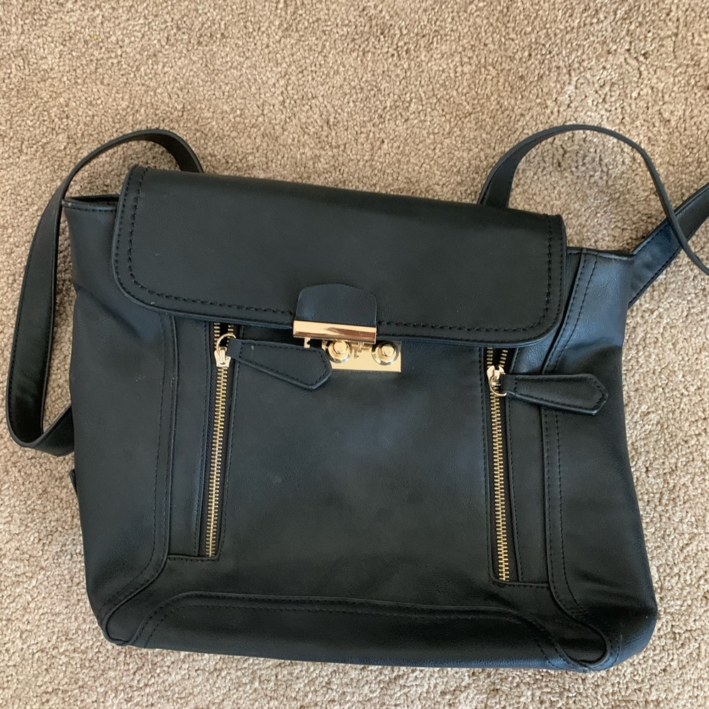 Black leather backpack - Christian LaCroix